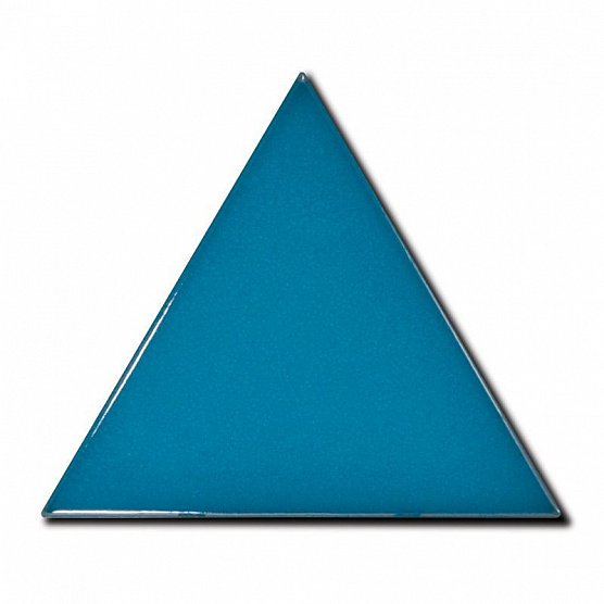 керамическая плитка equipe scale triangolo electric blue 10,8x12,4 Синий