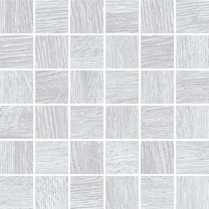 мозаика на сетке cersanit woodhouse светло-серый 30x30 ws6o526 Серый