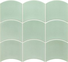 керамическая плитка для стен equipe wave mint 12*12 Мятный