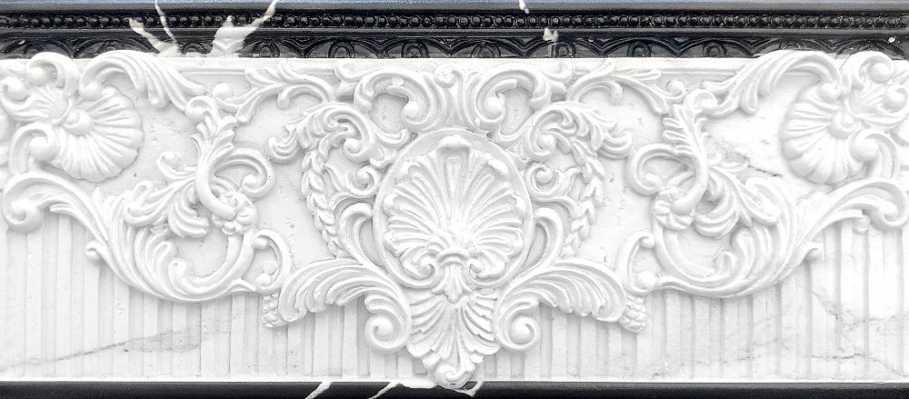 бордюр настенный armonia estatuaria isabel blanco cenefa 11x25 Белый