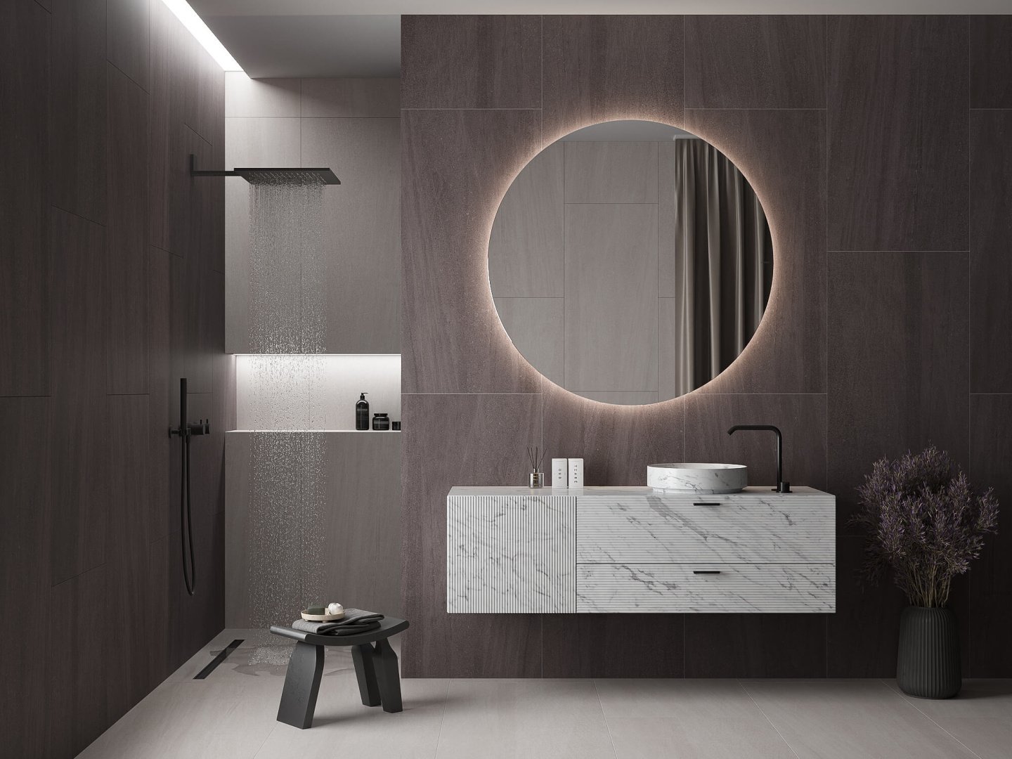 керамогранит artcer exclusive marble invisible red poli  60x120 
