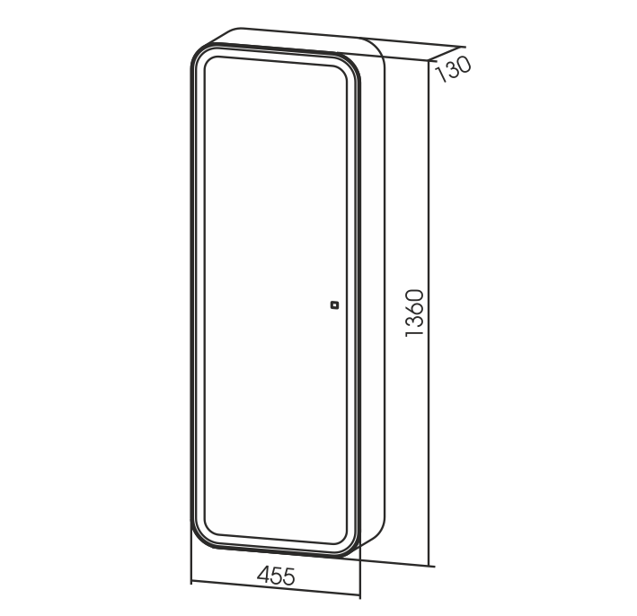 Зеркало-шкаф Silver Mirrors Понтианак LED-00002360