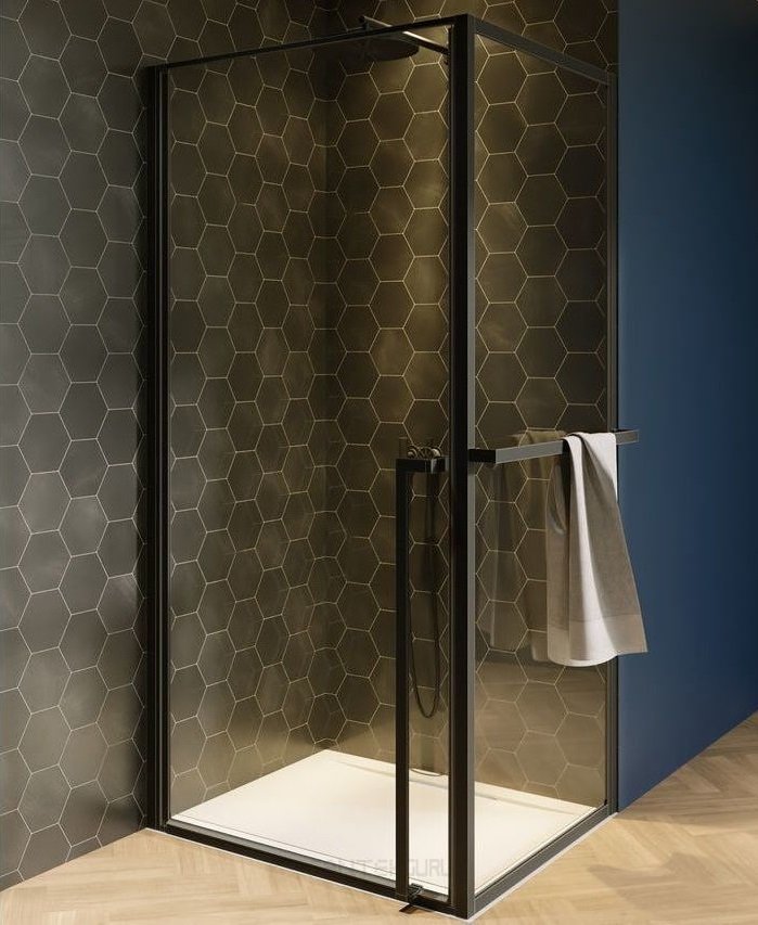 Душевое ограждение 100x90x200 RIHO SZ LUCID GD201 BLACK