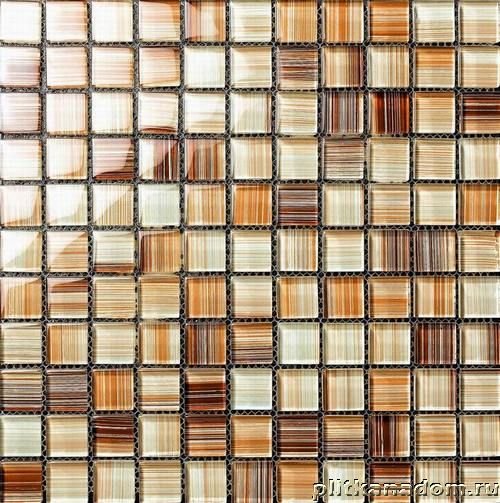 imagine mosaic hp8212 мозаика из стекла 30х30 (2,3х2,3) Бежевый