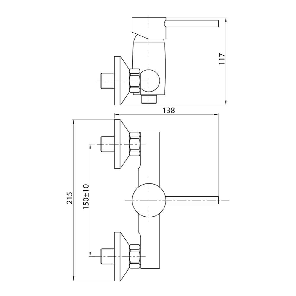Смеситель для душа Koller Pool ORION OR0400