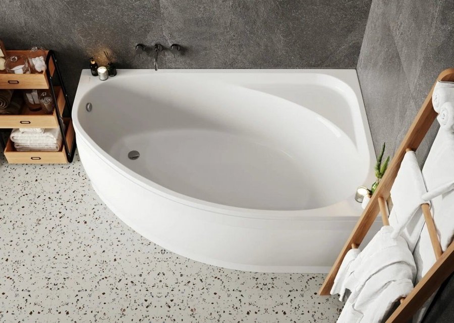 Акриловая ванна VAGNERPLAST HAPI 170x110 Right