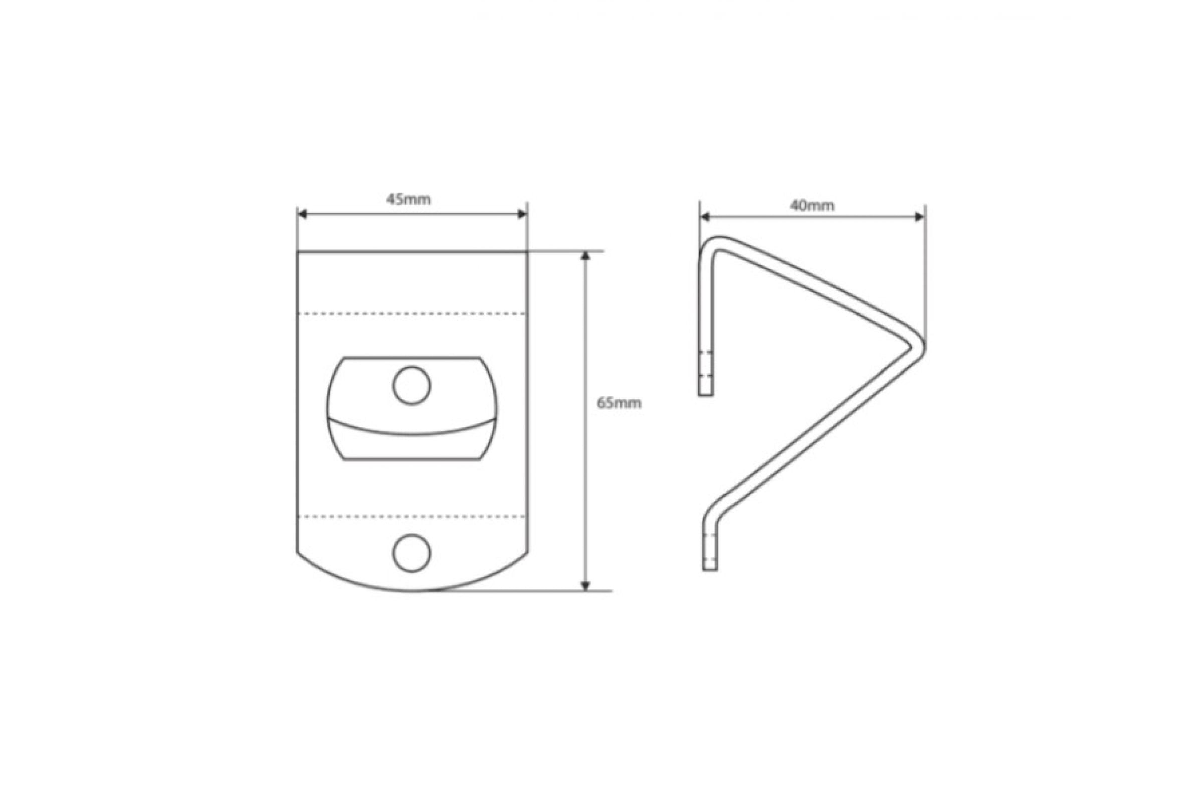Открывашка 4,5 см BEMETA сталь