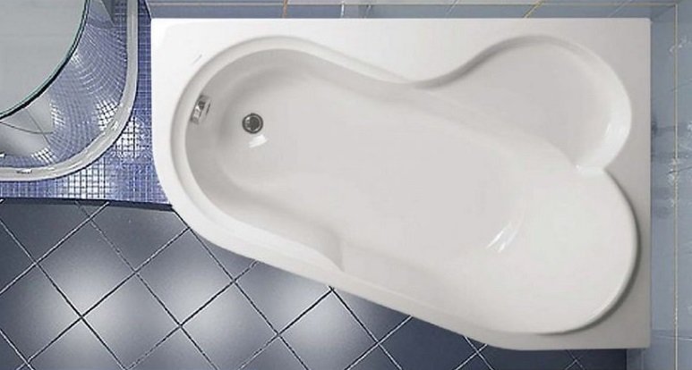 Акриловая ванна VAGNERPLAST SELENA 160x105 Right