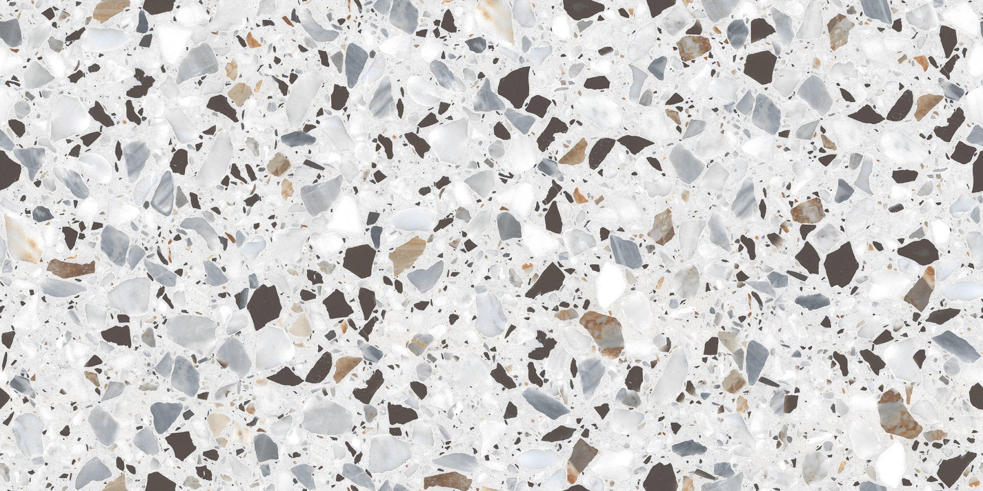 terrazzo white - ntt99606m 60*120 матовый Белый