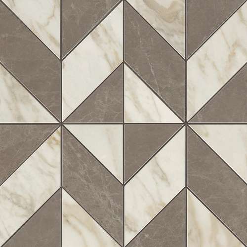 marvel gris-calacatta mosaico cubes lap. 36,5x36,5 керамогранит 