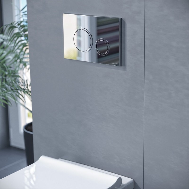 Кнопка для инсталляции Koller Pool Twin Chrome для инсталляции Alcora ST1200