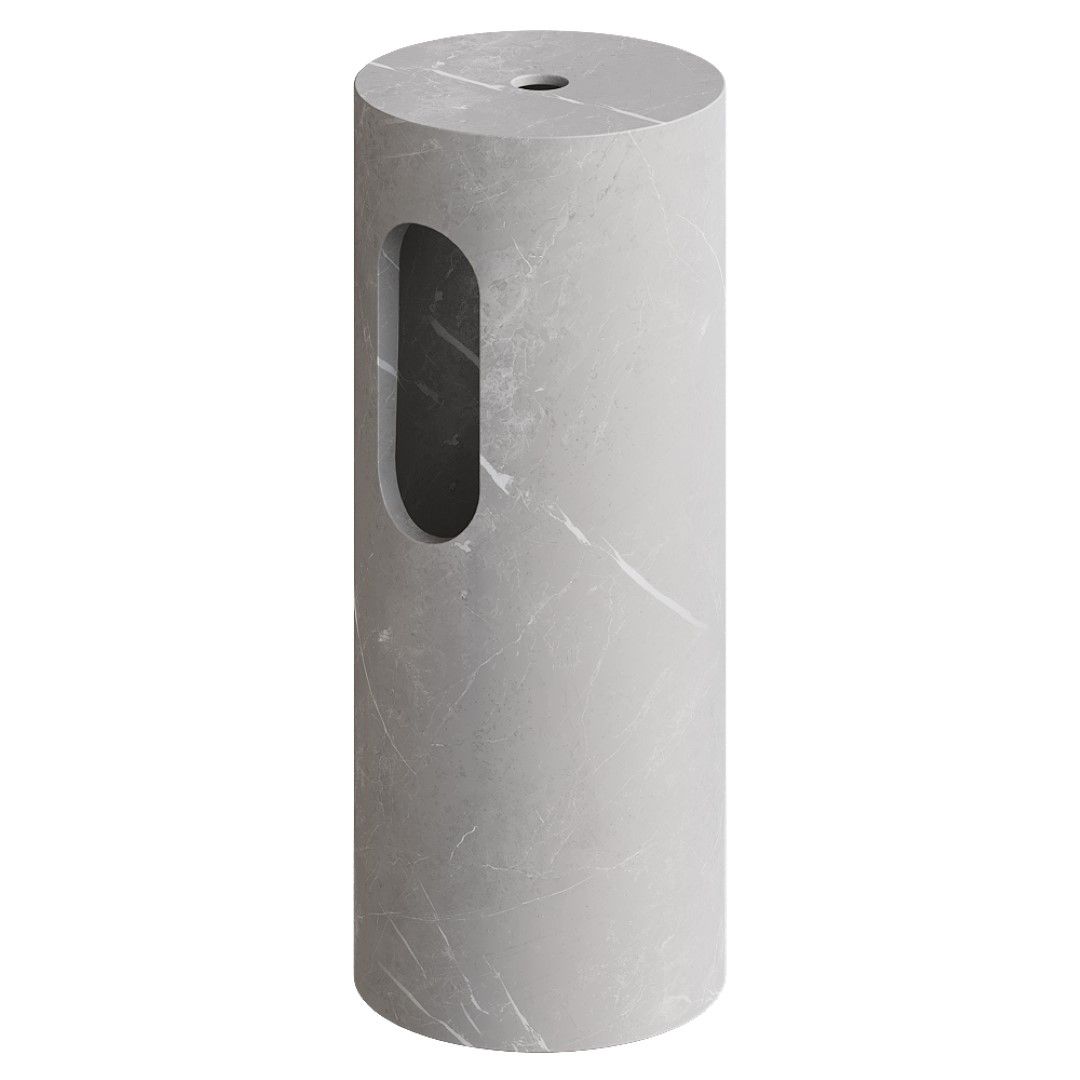 Пьедестал для раковины  Boheme Corian 801-base-grey серый