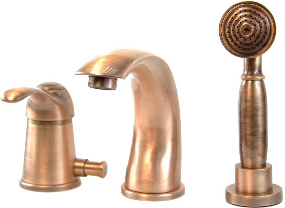 Смеситель на борт ванны Webert Aurora AU850701060 медь