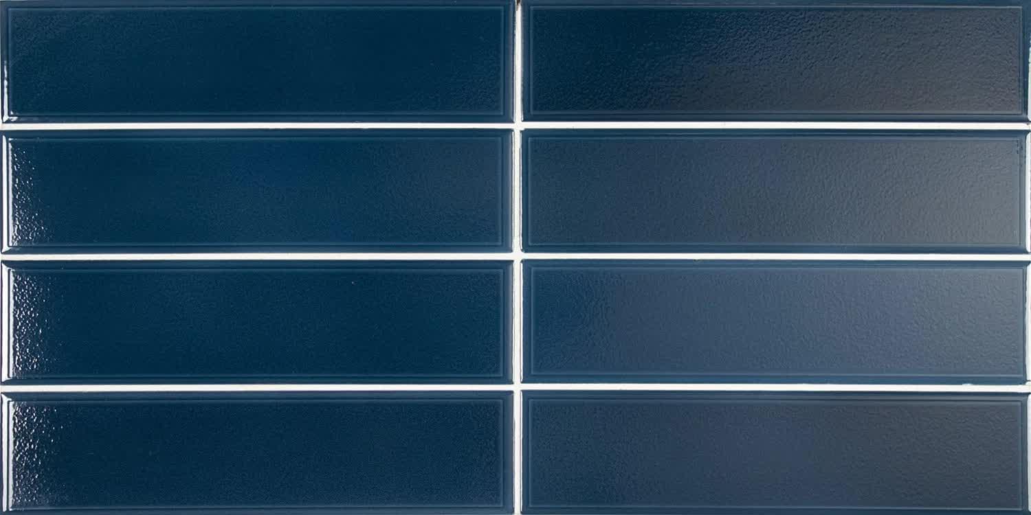 керамическая плитка настенная 27535 limit bleu izu 6x24,6 см 