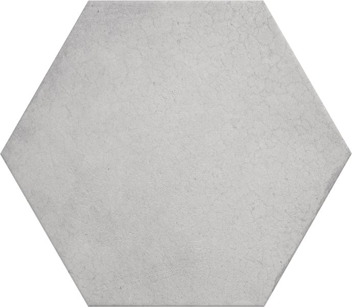 плитка керамическая напольная 24950 heritage hexágono snow 17,5х20 см Серый