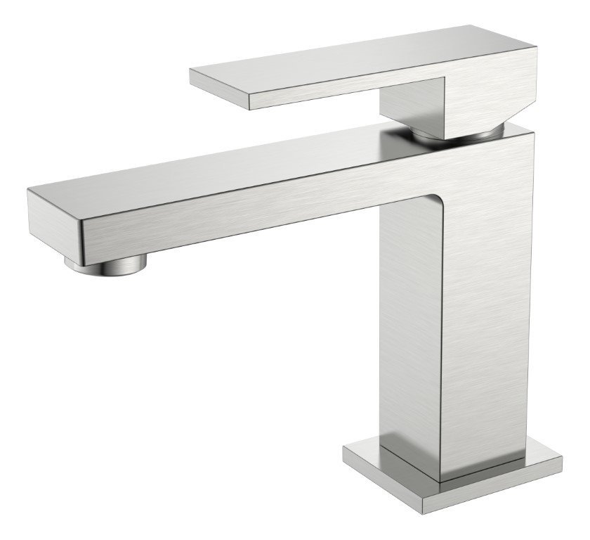 Cмеситель для умывальника BohemeQubic Brushed Nickel 471-NB