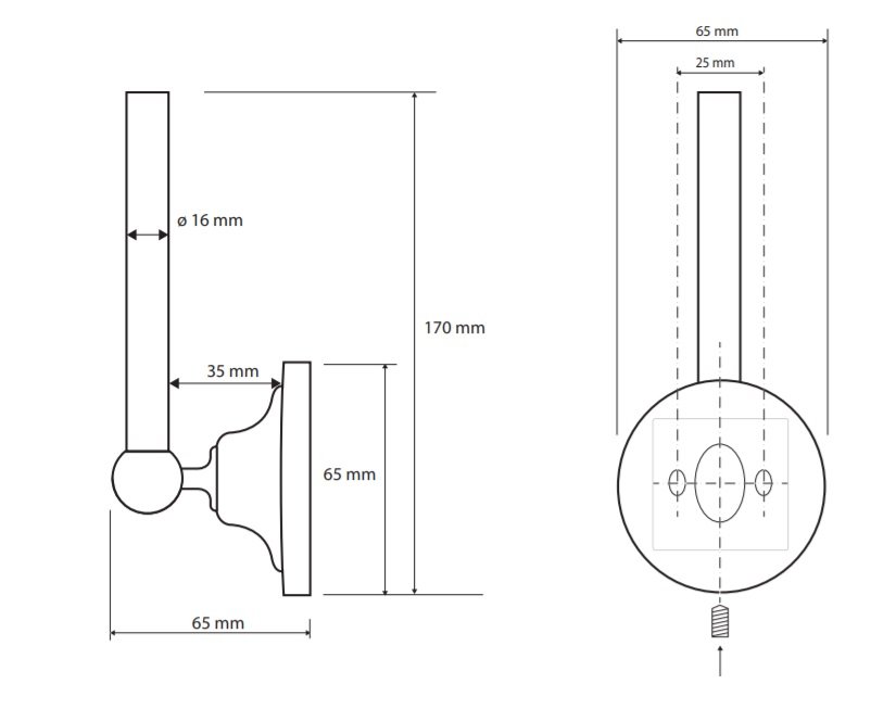 Держатель запасного рулона 6,5 см BEMETA RETRO хром