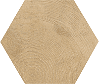 плитка керамическая напольная 21629 hexawood natural 17,5х20 см Коричневый