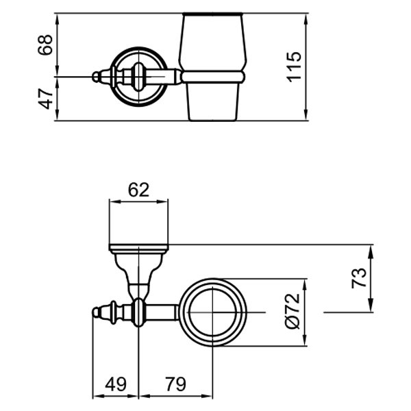 Стакан Webert Ottocento AM500301010