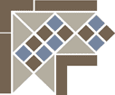 угол керамический corner lisbon with 1 strip (tr.01, dots 29+11, strips 29) 21,5х21,5 см Бежевый