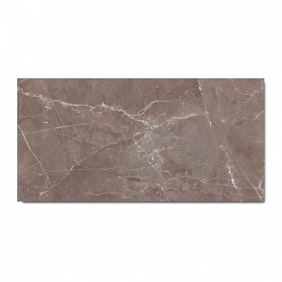 керамическая плитка love ceramic marble tortora shine 35x70 Коричневый