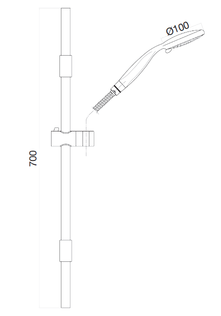 Душевая система Webert AC0589740 белый