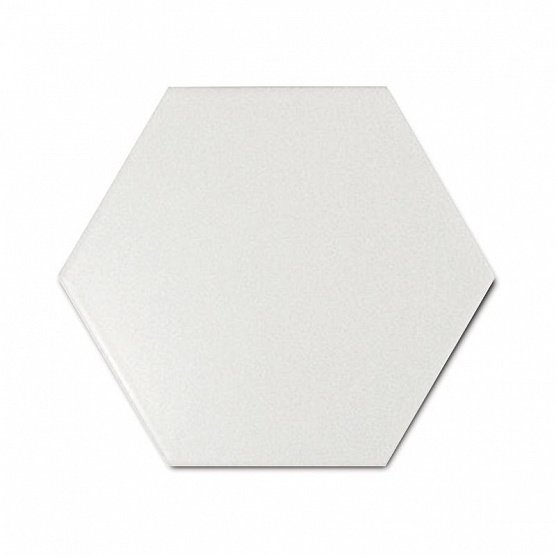 керамическая плитка equipe scale hexagon white matt 10,7x12,4 Белый