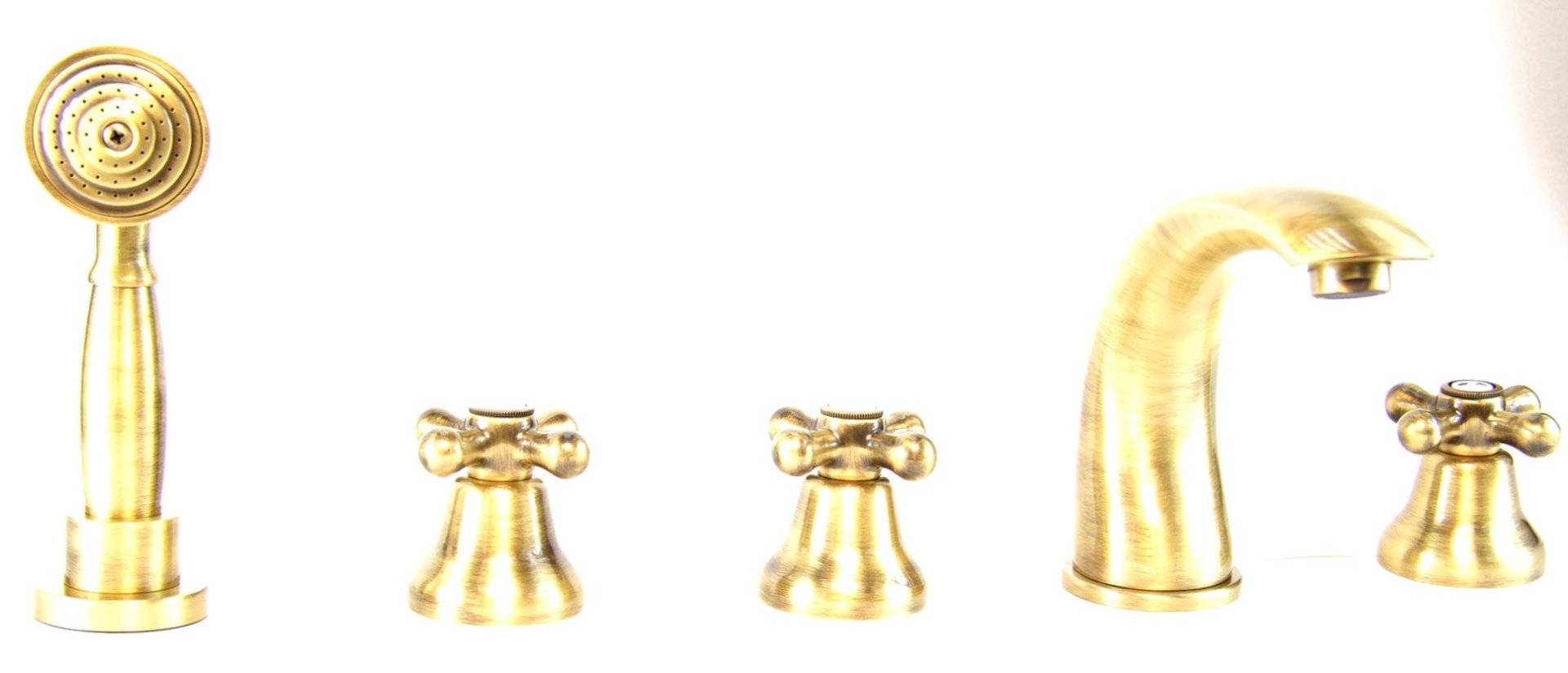 Смеситель на борт ванны Webert Armony AM730401065 бронза