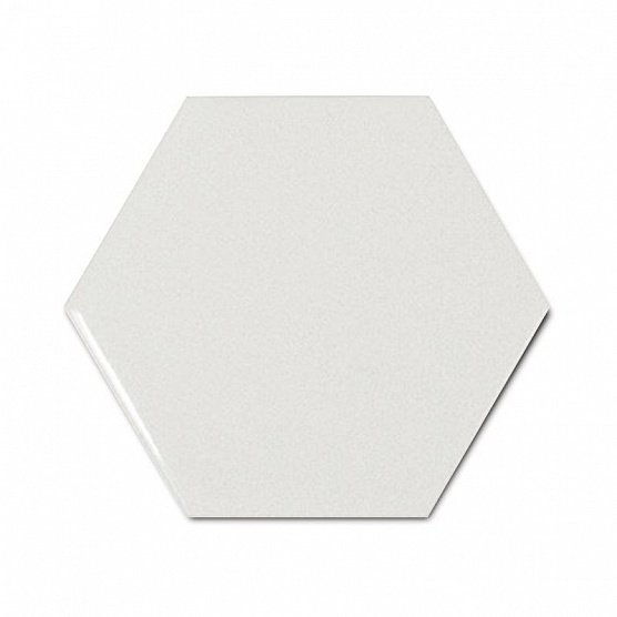 керамическая плитка equipe scale hexagon white 10,7x12,4 Белый