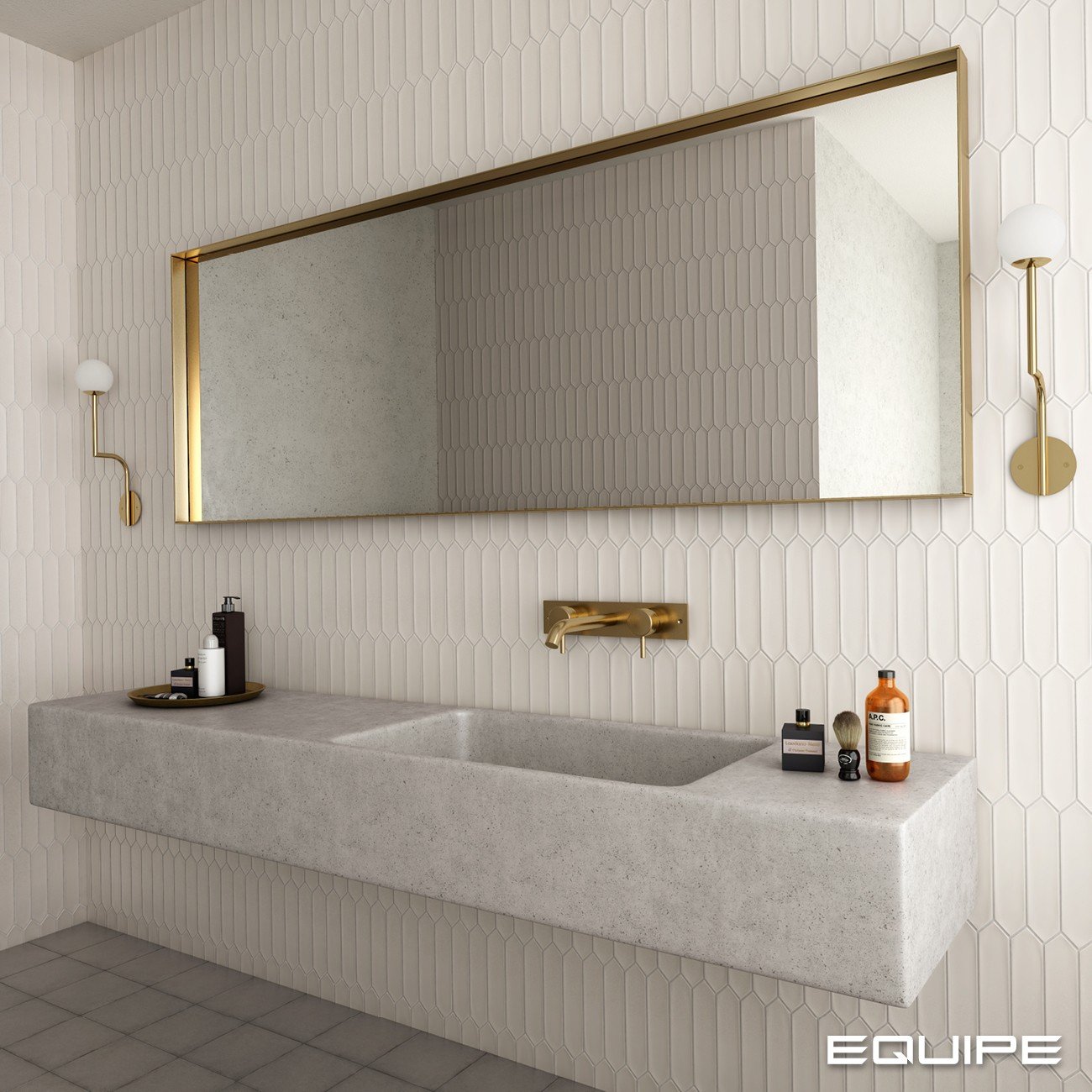 плитка керамическая настенная 27481 lanse white 5х25 см Белый