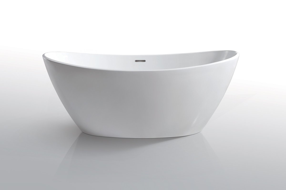 Акриловая ванна отдельностоящая VAGNERPLAST LORNA 167x80