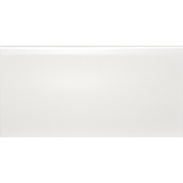 настенная плитка liso blanco brillo 7,5x15 Белый