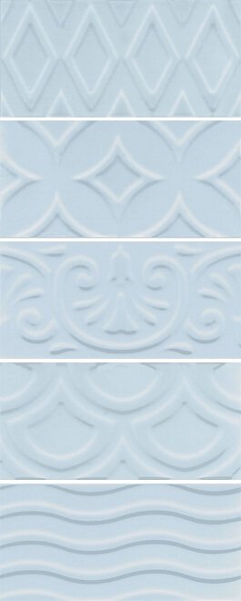 16015 авеллино голубой структура mix 7.4*15 керамическая плитка Голубой