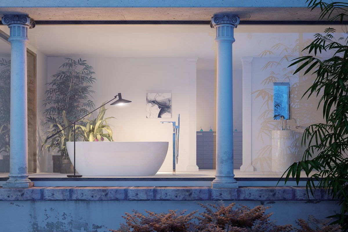 Акриловая ванна отдельностоящая VAGNERPLAST MARBELLA 180x80