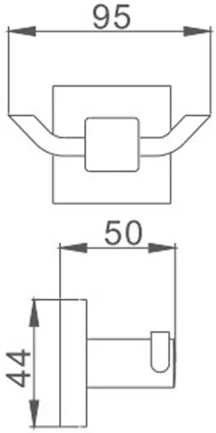 Двойной крючок Haiba HB8605-2