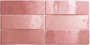 плитка керамическая настенная 24466 artisan rose mallow 6,5х20 см Розовый