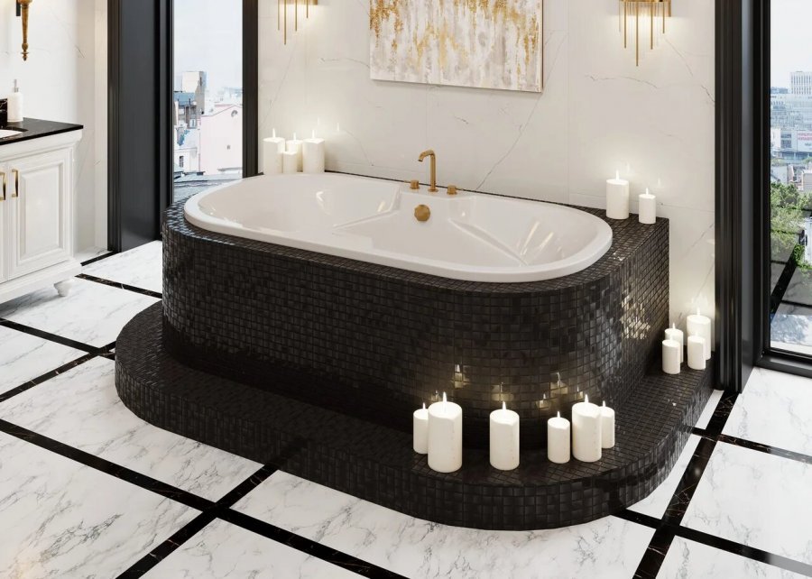 Акриловая ванна встраиваемая VAGNERPLAST GAIA 190x100