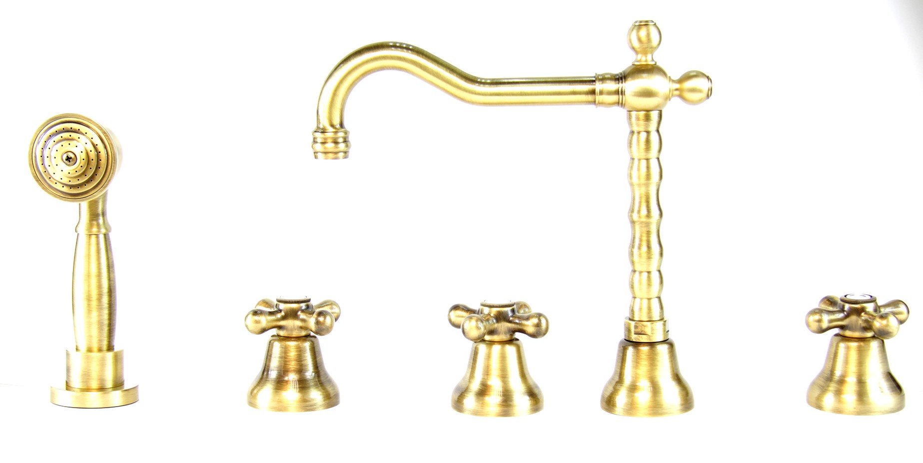 Смеситель на борт ванны Webert Armony AM730402065 бронза