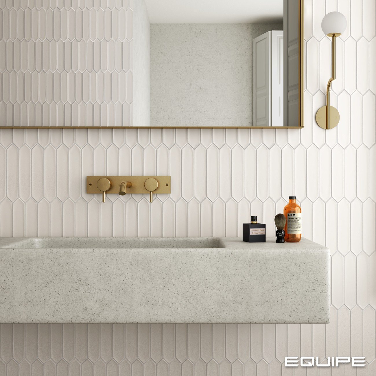 плитка керамическая настенная 27481 lanse white 5х25 см Белый
