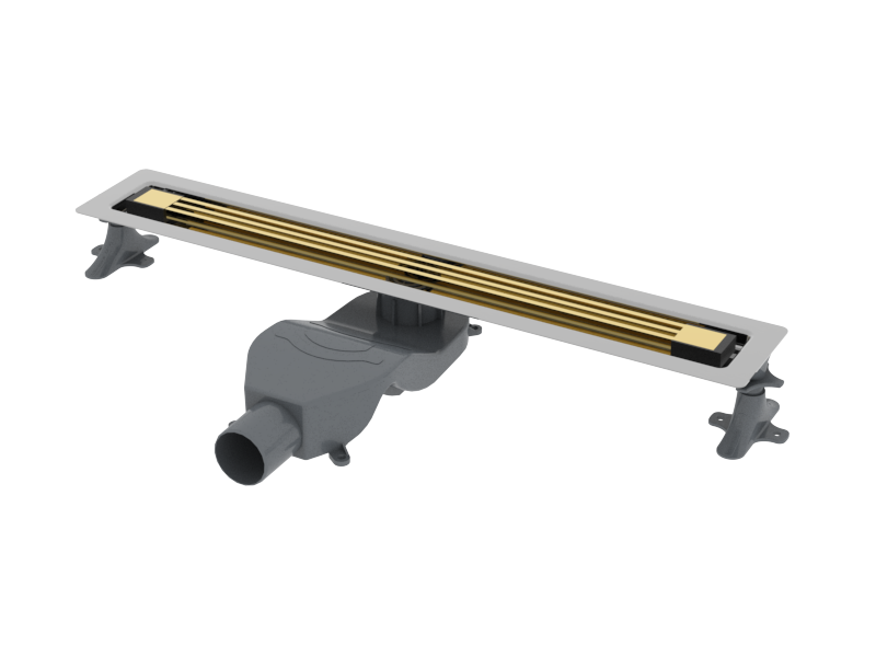 Душевой лоток Boheme B&T INFINITY 60см, нерж.сталь ЗОЛОТО