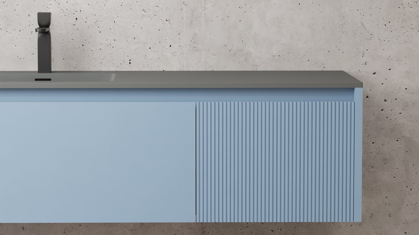 Тумба со столешницей 1000х500х400 см Salini DOMINO 27D310F RAL