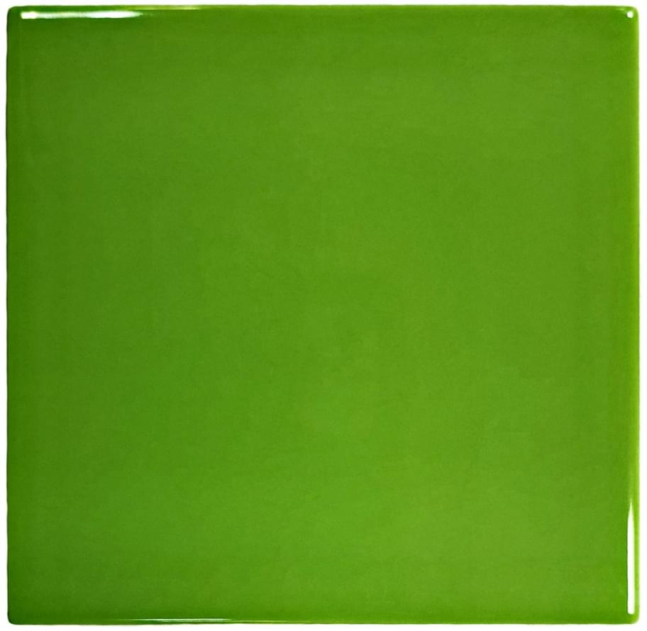 керамическая плитка modern ceramics mini tile  green glossy 99x99x7 