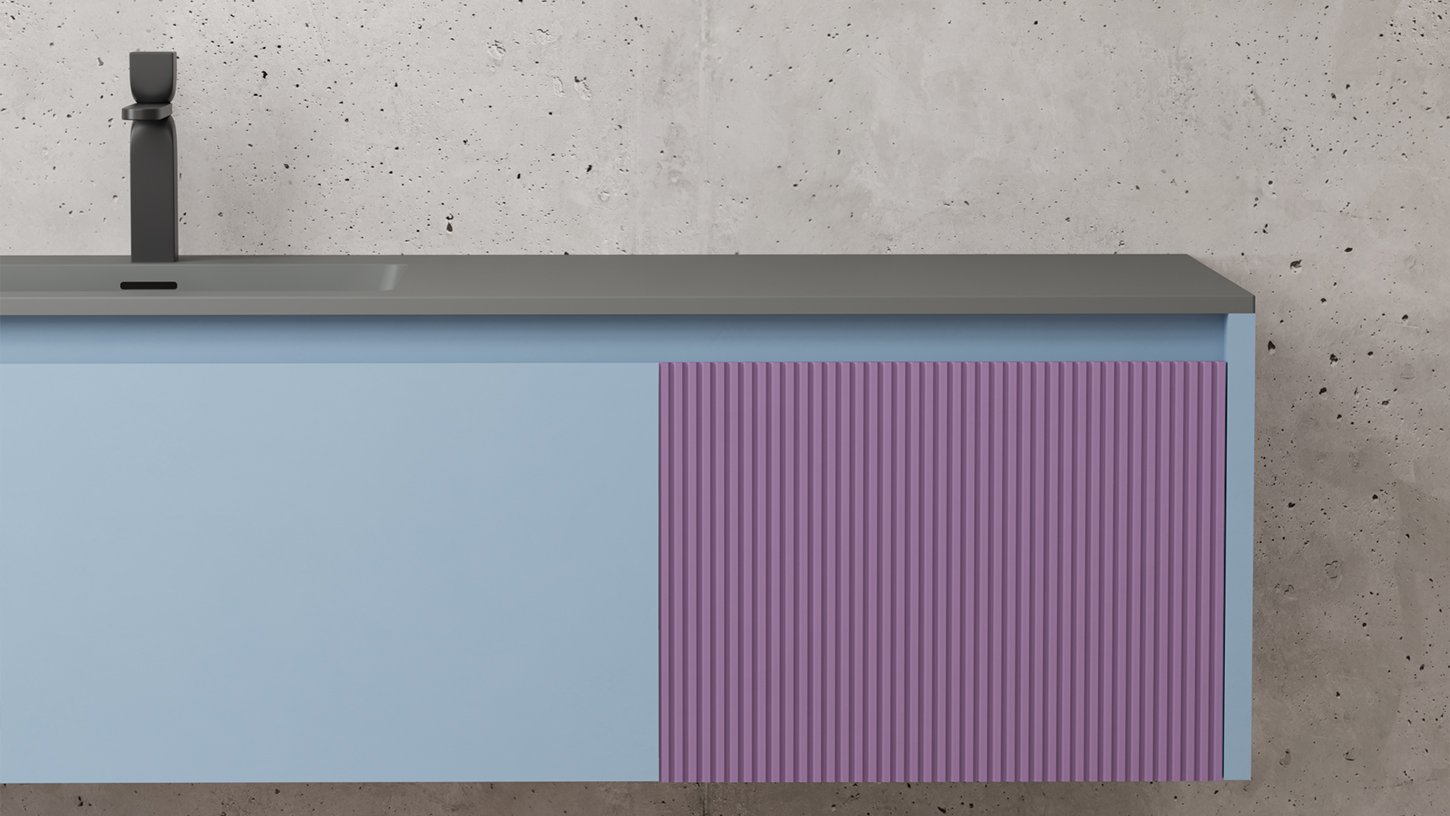 Тумба со столешницей 1000х500х400 см Salini DOMINO 27D310 RAL