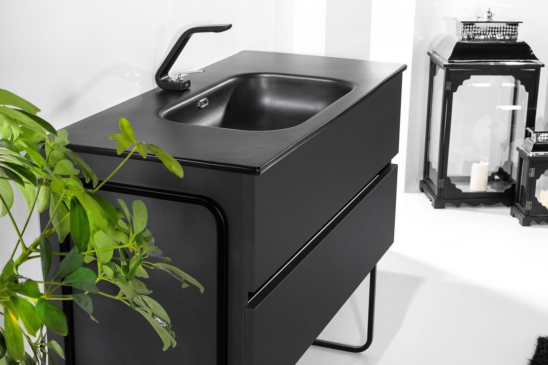 Тумба без раковины 80х46 2 полки Armadi Art Vallessi 837-080-A mat