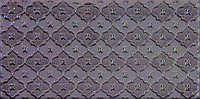 декор керамический настенный d-jewel pearl dark grey 7.5*15/1-27 Серый