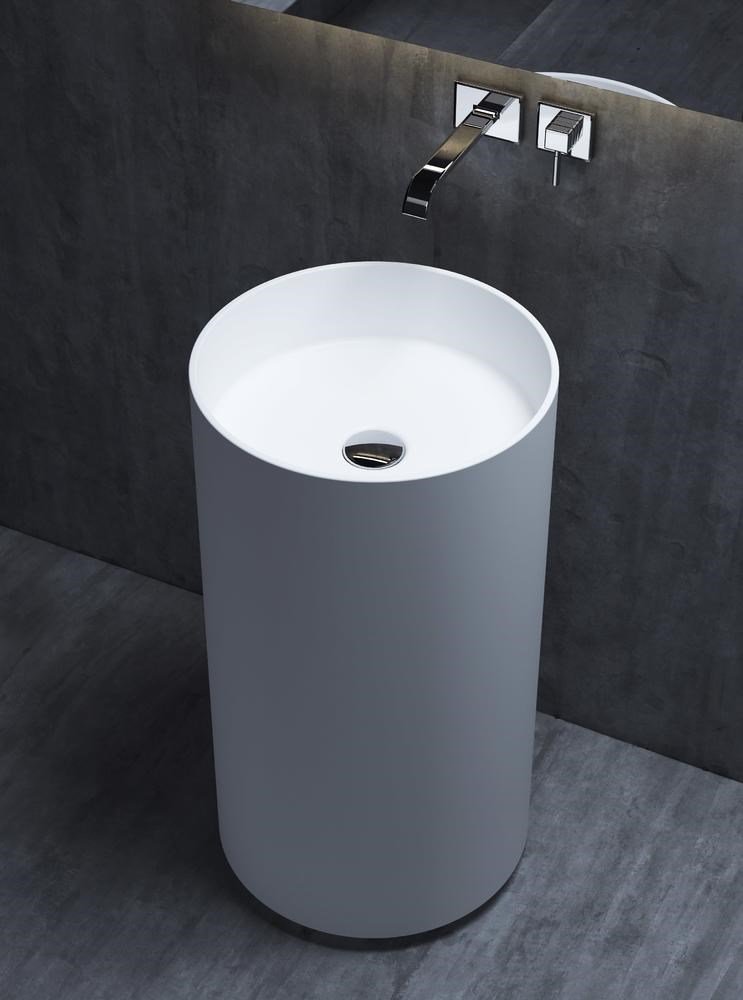 Раковина каменная глянцевая 45х45 Salini ARMONIA 201 130111G