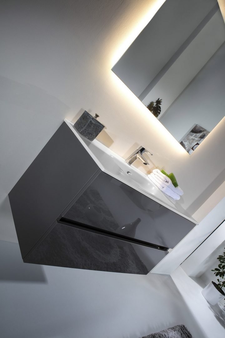 Тумба без раковины 120x46 2 полки Armadi Art Vallessi 837-120-A glossy