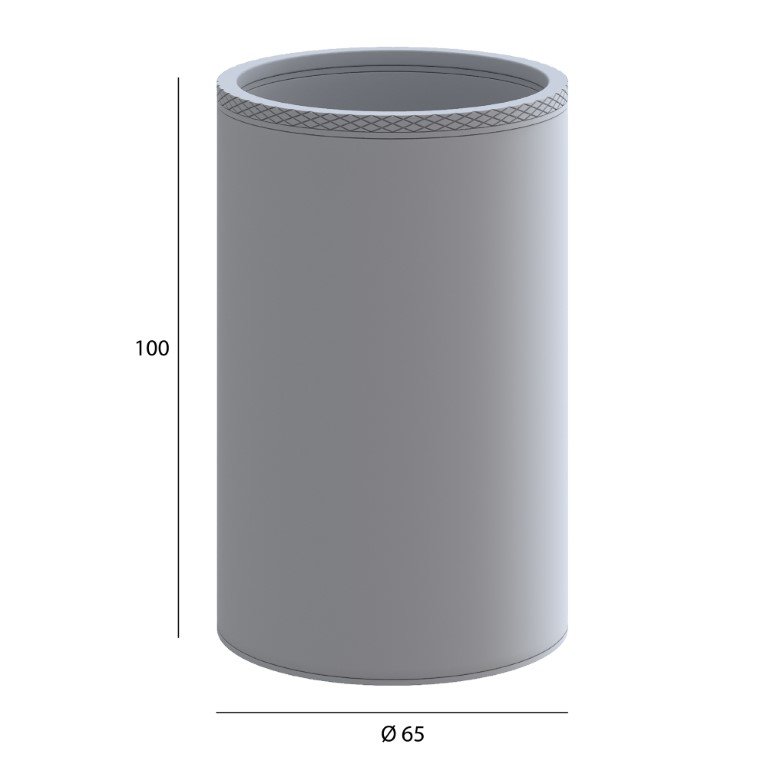 Наcтольный стакан Boheme UNO 10982-MG Matt Gold