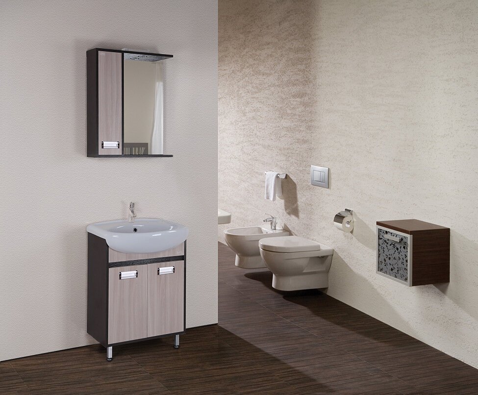 Тумба Onika ГАММА 55.10 под раковину Cersanit ERICA-55