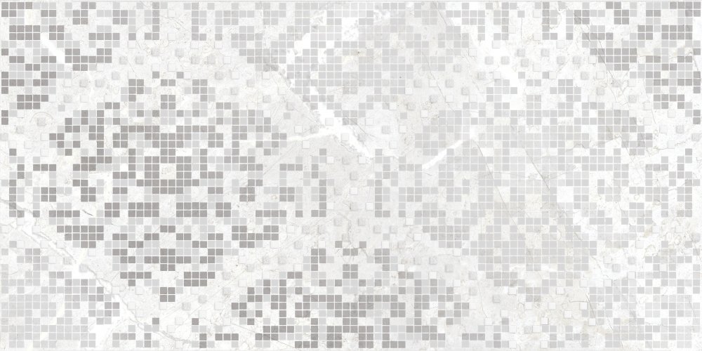 настенная вставка cersanit dallas орнамент светло-серый 29,8x59,8 а15924 Серый